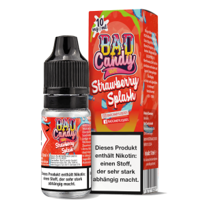 Bad Candy Liquids – Strawberry Splash – Nikotinsalz Liquid 10 mg/ml